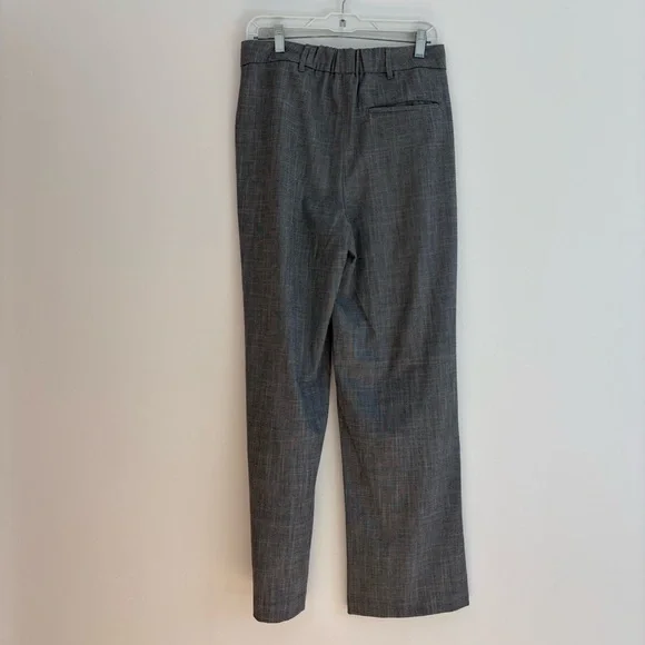 Old Navy Taylor Wide Leg Trouser Pants Gray Minimalist Career Basic Medium NWT - Picture 5 of 10